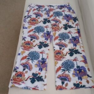 J Crew print ankle pants size 6